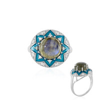 Bague en argent et Labradorite