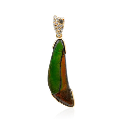 Pendentif en or et Ammolite