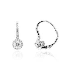 Boucles d'oreilles en or et Diamant SI2 (H) (CIRARI)