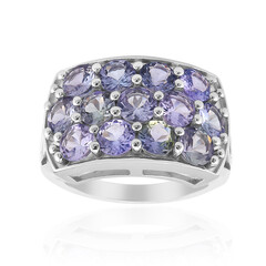 Bague en argent et Tanzanite non chauffée