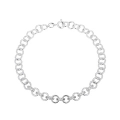 Bracelet en argent et Topaze blanche