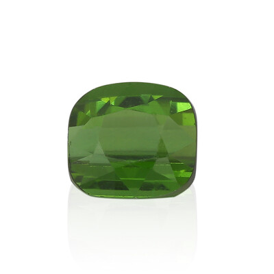 Gemme et Tourmaline verte 1,77 ct