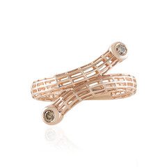 Bague en or et Diamant champagne I2 (Ornaments by de Melo)