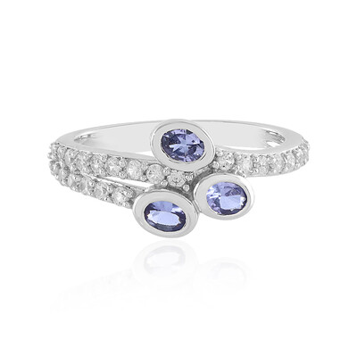 Bague en argent et Tanzanite