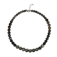 Collier en argent et Labradorite