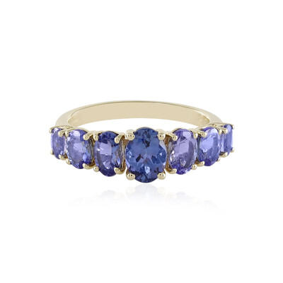 Bague en or et Tanzanite AAA (de Melo)