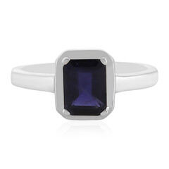 Bague en argent et Iolite