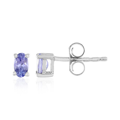 Boucles d'oreilles en argent et Tanzanite