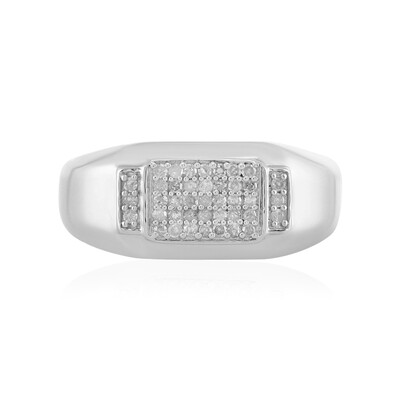 Bague en argent et Diamant I2 (I)