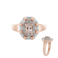 Bague en argent et Morganite