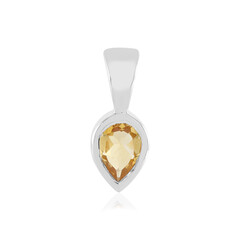 Pendentif en argent et Citrine