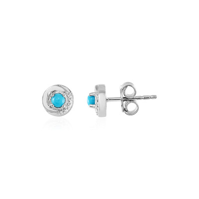 Boucles d'oreilles en argent et Turquoise