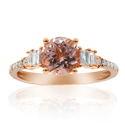 Bague en or et Morganite AAA (CIRARI)