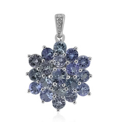 Pendentif en argent et Tanzanite non chauffée