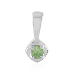 Pendentif en argent et Tsavorite de Tanzanie