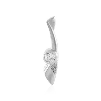 Pendentif en argent et Zircon (MONOSONO COLLECTION)