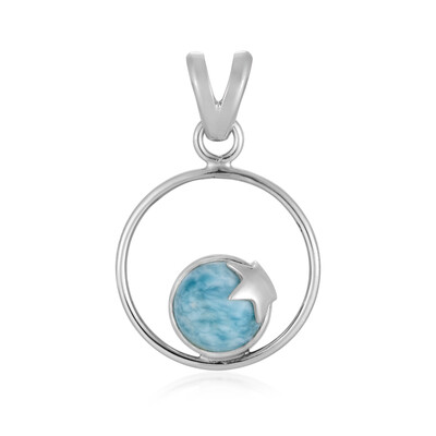 Pendentif en argent et Larimar