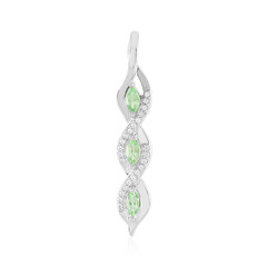 Pendentif en argent et Grenat Tsavorite