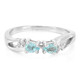 Bague en argent et Apatite bleue