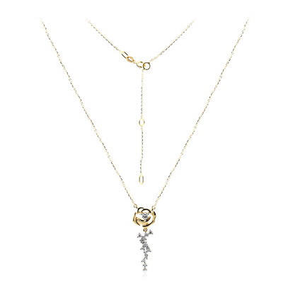 Collier en or et Diamant SI1 (G) (Annette)