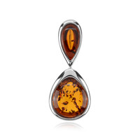 Pendentif en argent et Ambre baltique