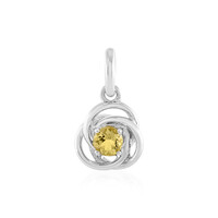 Pendentif en argent et Béryl jaune