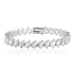 Bracelet en argent et Topaze blanche