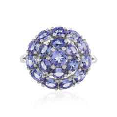 Bague en argent et Tanzanite