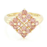 Bague en or et Saphir Padparadscha non chauffé (AMAYANI)