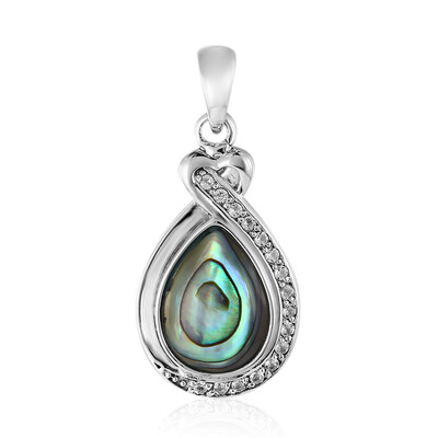 Pendentif en argent et Coquillage d'Abalone (Art of Nature)