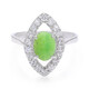 Bague en argent et Chrysoprase impériale