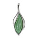 Pendentif en argent et Quartz vert (dagen)