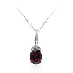 Collier en or et Grenat Rhodolite (CIRARI)