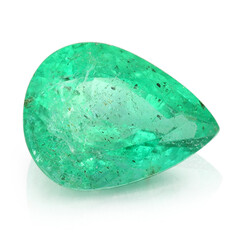  Emeraude de Zambie 0,88 ct (gemme et boîte de collection)