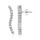 Boucles d'oreilles en argent et Zircon