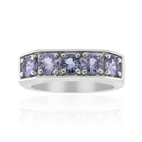 Bague en argent et Tanzanite non chauffée