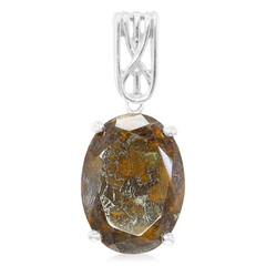 Pendentif en argent et Quartz Dinosaure