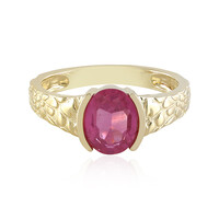 Bague en argent et Saphir rose de Madagascar