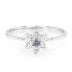 Bague en argent et Iolite d’Orissa