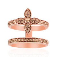 Bague en or et Diamant rose de France SI1 d'Argyle 