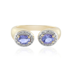 Bague en argent et Tanzanite