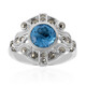 Bague en argent et Topaze bleu Suisse (Annette classic)