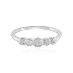 Bague en argent et Diamant I2 (I)