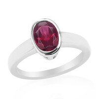 Bague en argent et Grenat Rhodolite