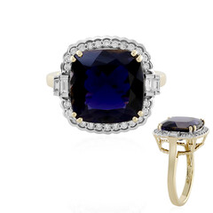 Bague en or et Iolite de Ceylan (D'vyere)