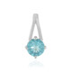 Pendentif en argent et Apatite bleue