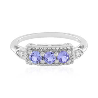 Bague en argent et Tanzanite