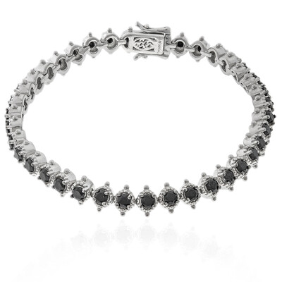 Bracelet en argent et Spinelle noir (Dallas Prince Designs)