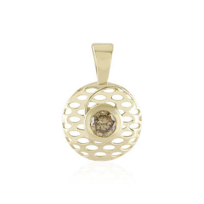 Pendentif en or et Diamant champagne I2 (Ornaments by de Melo)