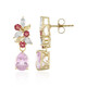 Boucles d'oreilles en or et Kunzite de Patroke (Adela Gold)